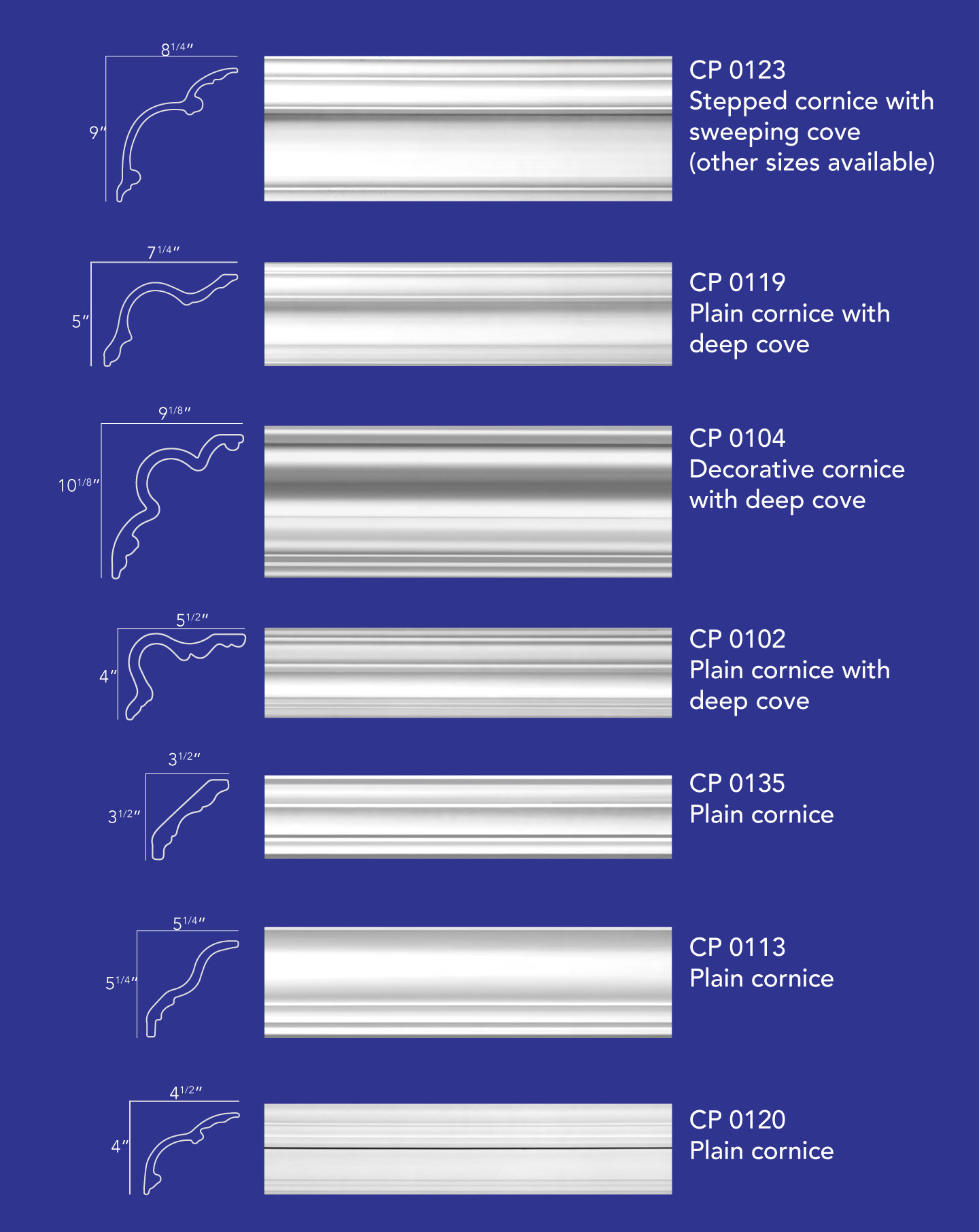 Cornice Plain Mouldings 1